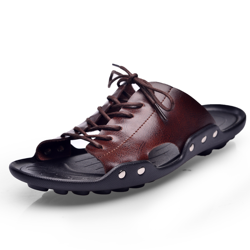Flip Flop Leather Men - Sandalias de Verano para Hombre, Estilo