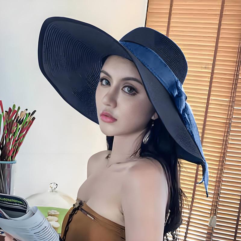 Bucket Hat Straw - Nuevo Sombrero de Paja Plegable para