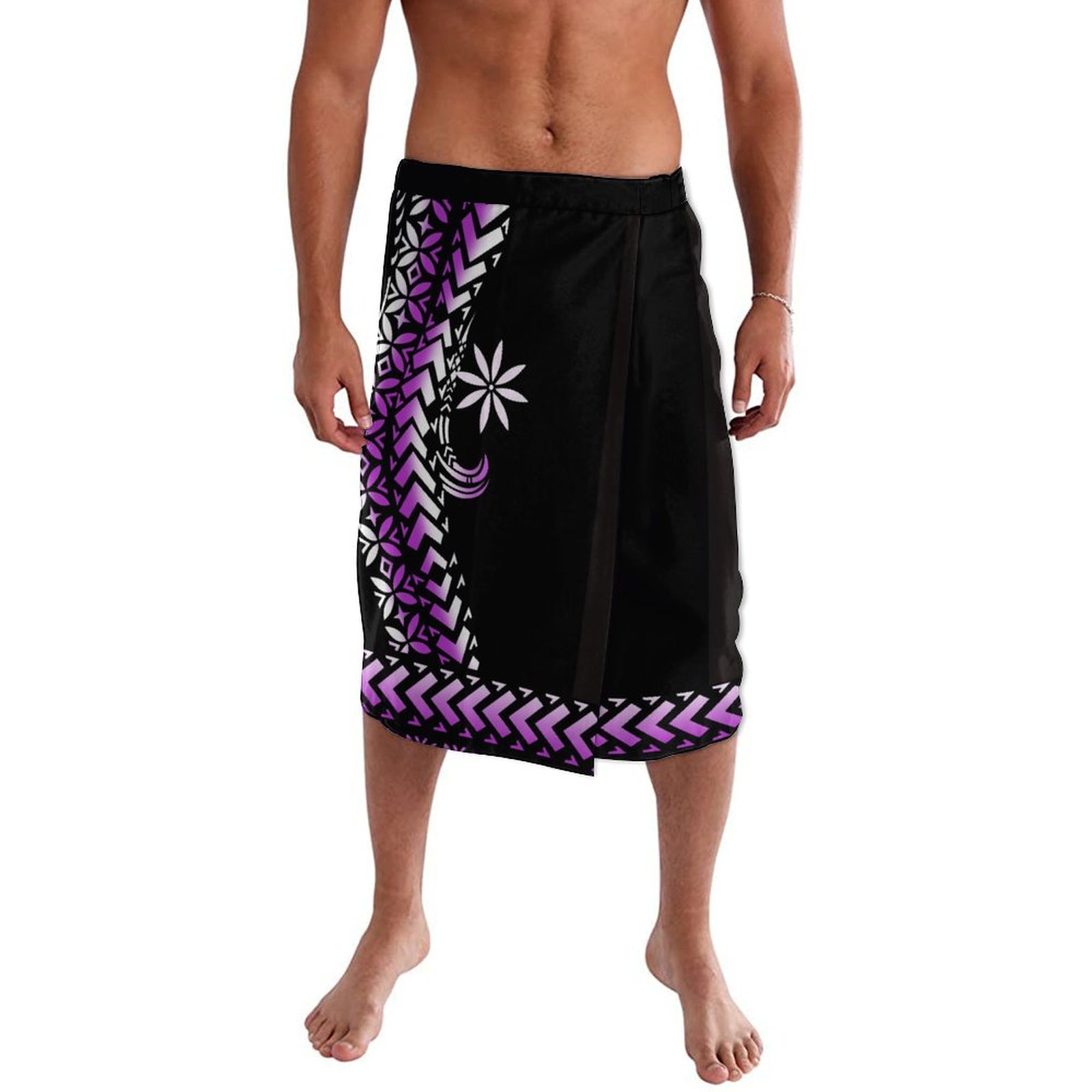 Sarong Men Wrap - Delantal informal con estampado de diseño