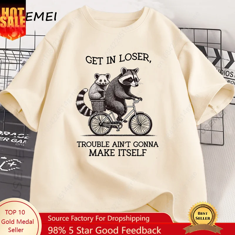 Tee Graphic Print - Camiseta Get in Loser con gráfico