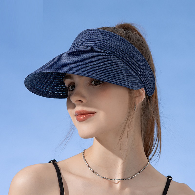 Bucket Hat Straw - Sombrero de sol de ala ancha