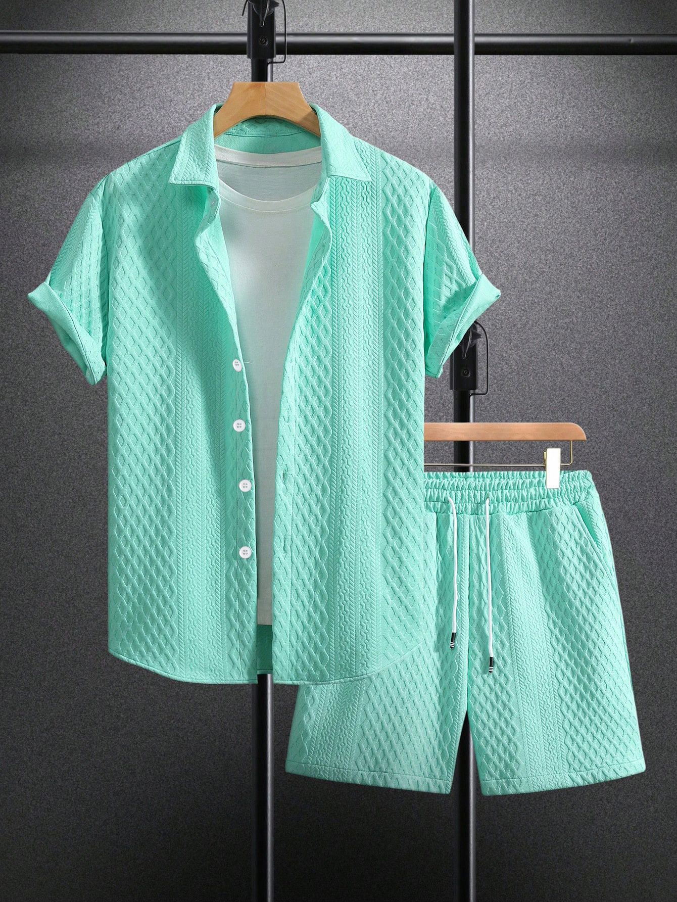 Shirt Camp Collar - Camisa Deportiva Blanca Casual de Verano