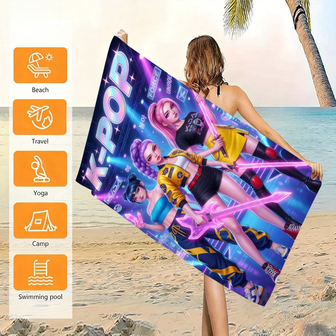 Beach Towel Large - Toalla de playa de gran tamaño