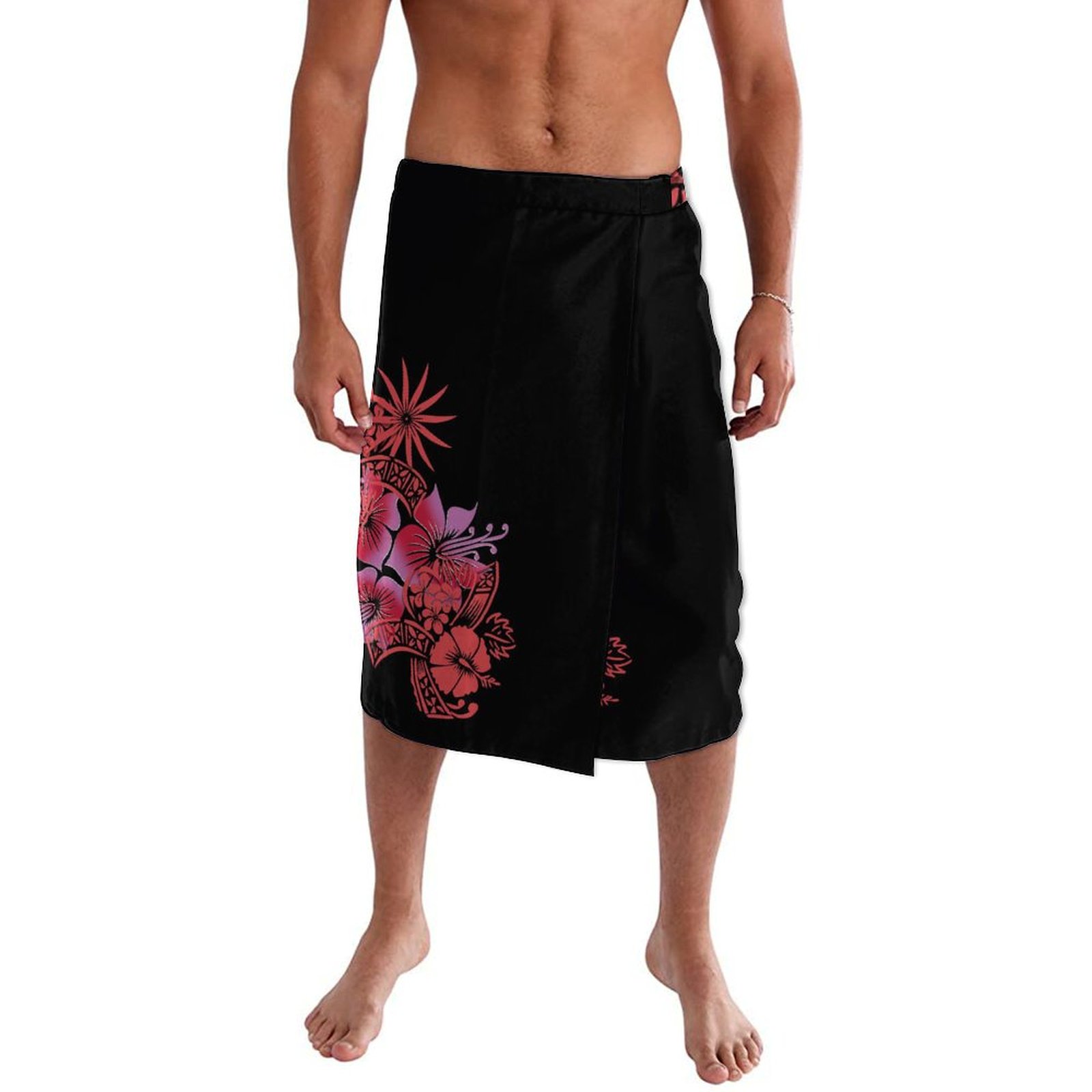 Sarong Men Wrap - Vestido envolvente de estilo étnico hawaiano