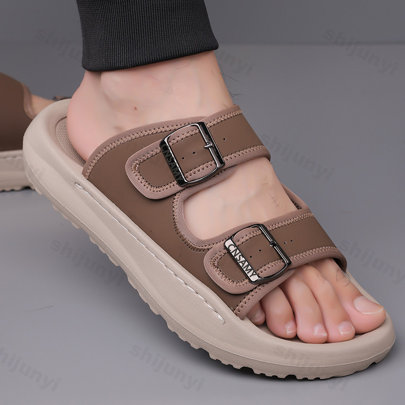 Flip Flop Leather Men - Zapatillas de hombre 2025, sandalias de