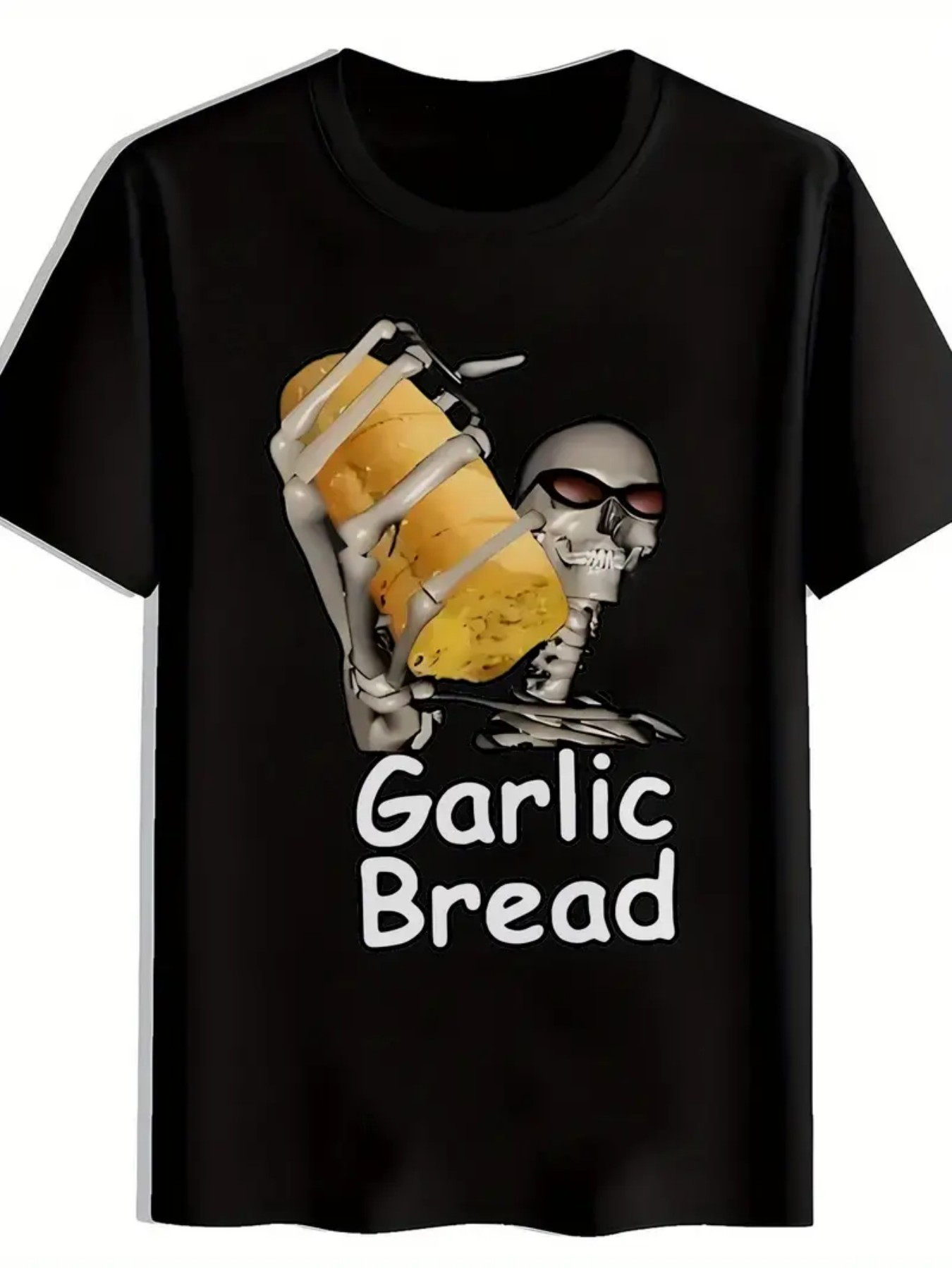 Tee Graphic Print - Camiseta divertida con estampado de pan