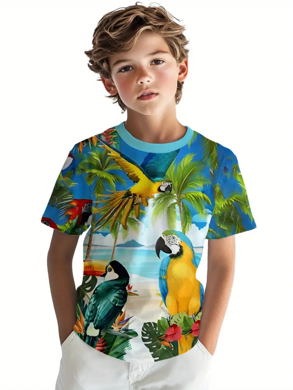Tee Graphic Print - Camiseta de Manga Corta con Estampado