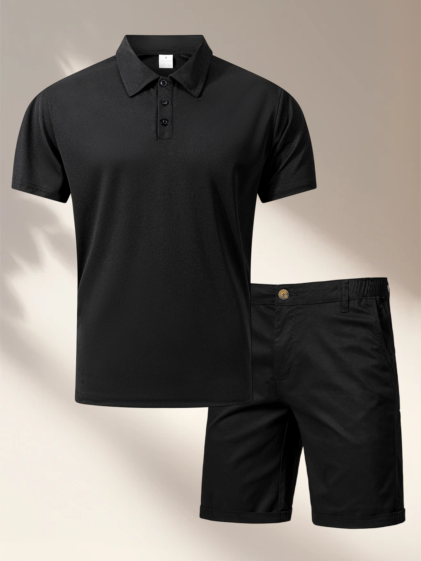 Shorts Chino Slim - Conjunto de Verano para Hombre, Traje