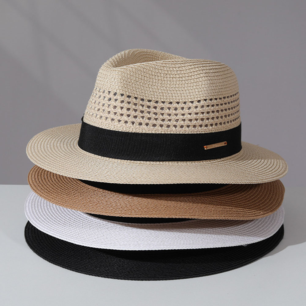 Bucket Hat Straw - Sombrero de paja clásico de verano
