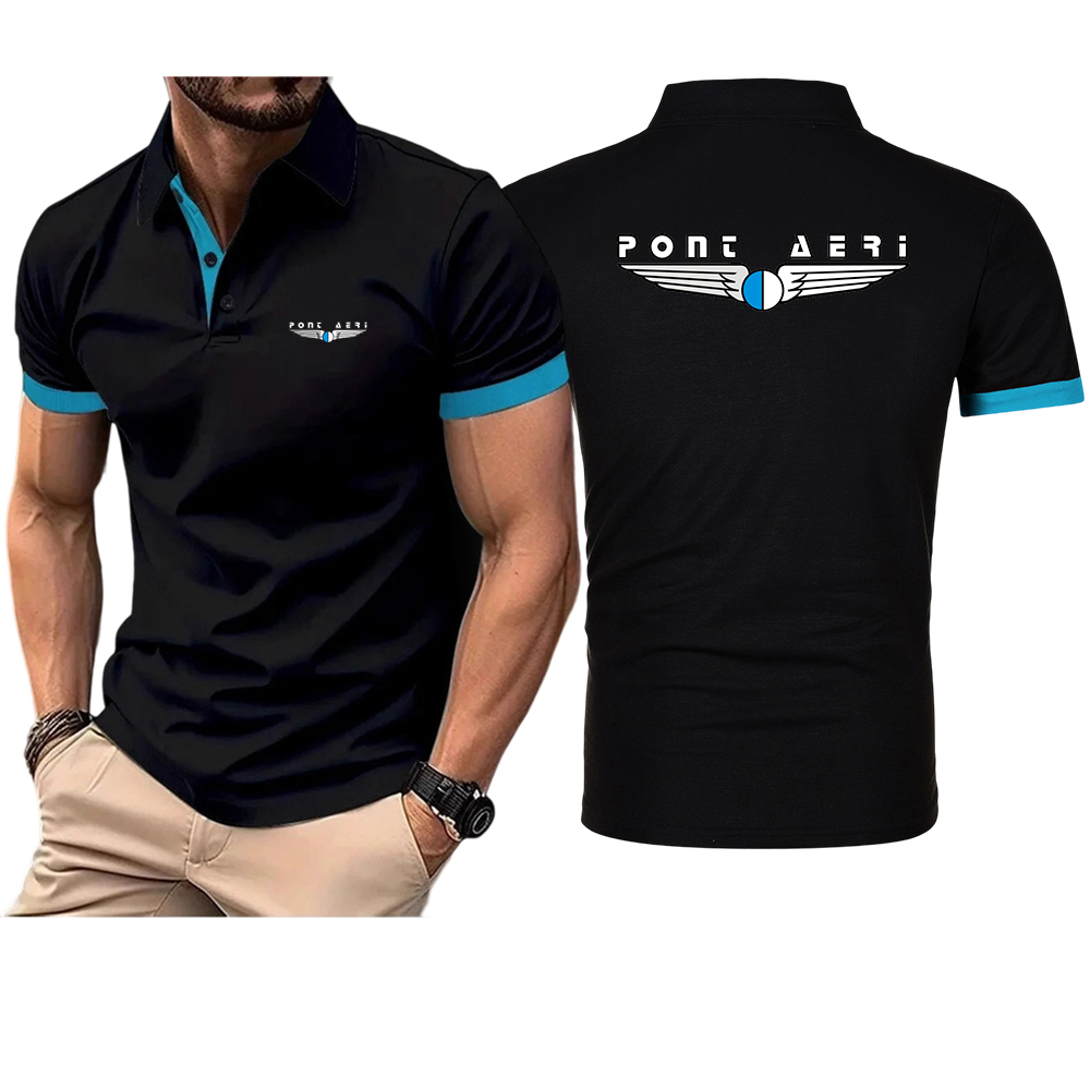 Polo Shirt Pique - Polo Básico para Hombre Disco Logo