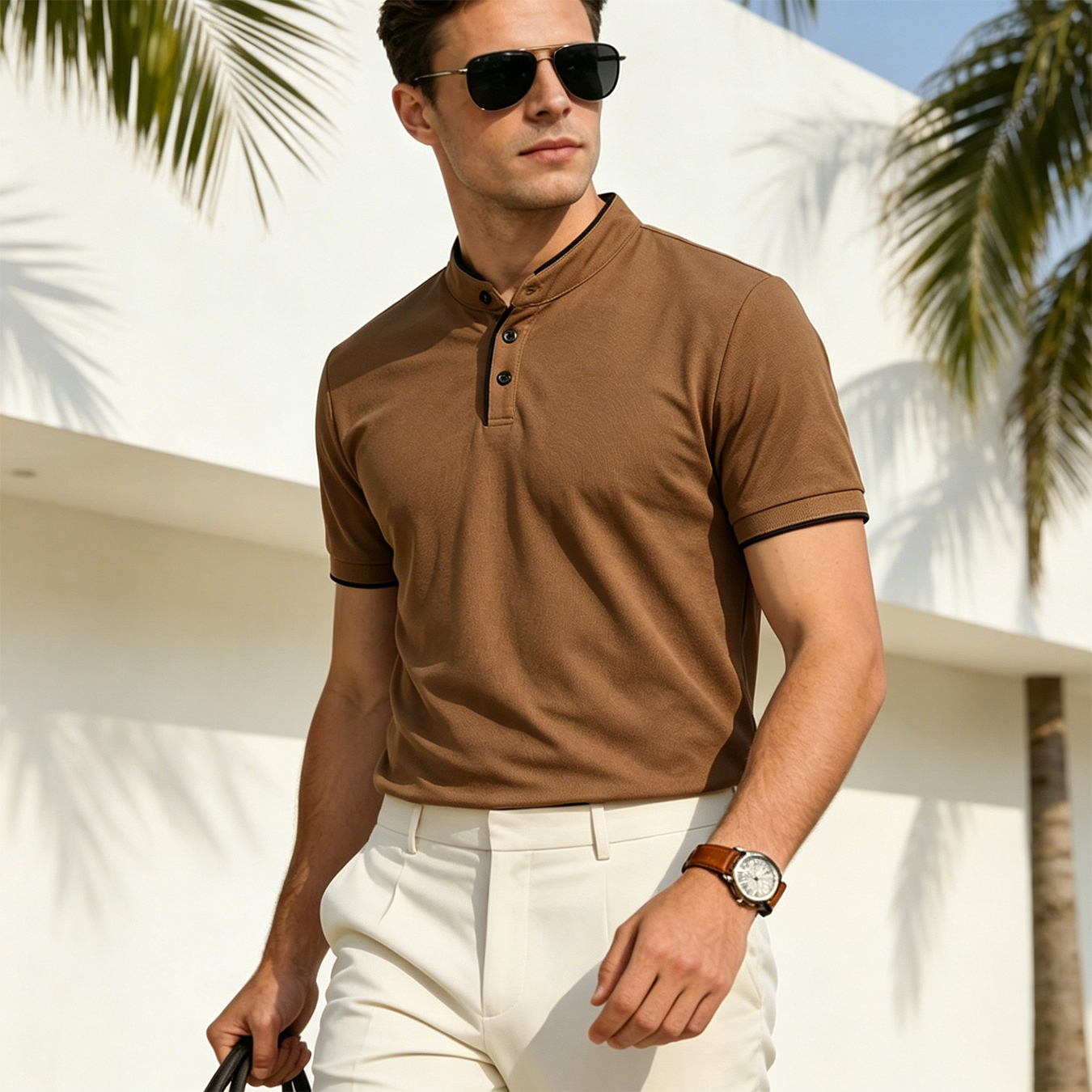 Polo Shirt Pique - Polo de Hombre de 180g, Tejido