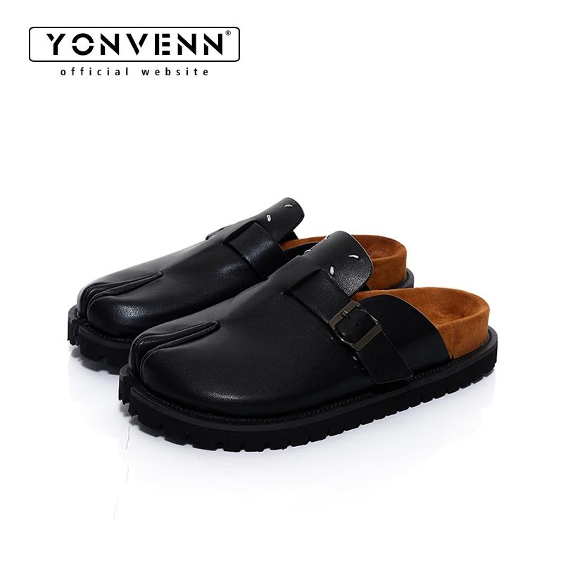 Flip Flop Leather Men - Nuevos zapatos Tabi, zapatillas de cuero