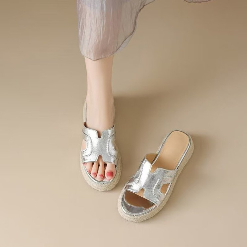 Espadrille Slip On - Sandalias de Plataforma Tipo Espadrille para