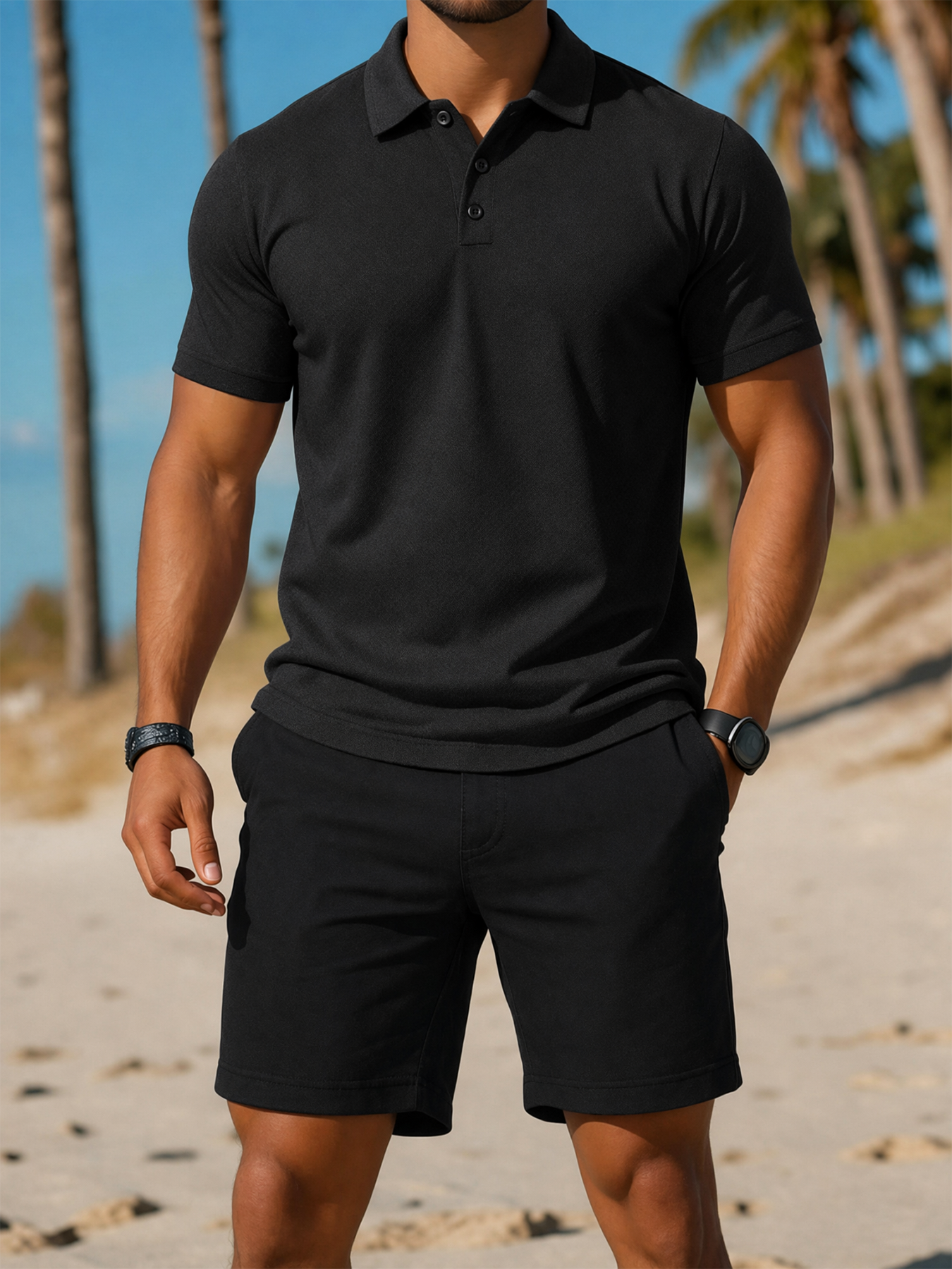 Conjunto de Verano para Hombre - Shorts Chino Slim reseña y precio