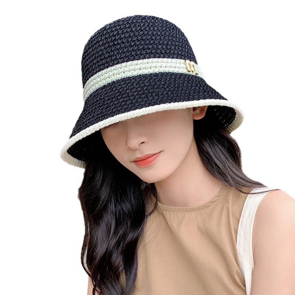 Sombrero de Pescador Elegante  - Bucket Hat Straw reseña y precio