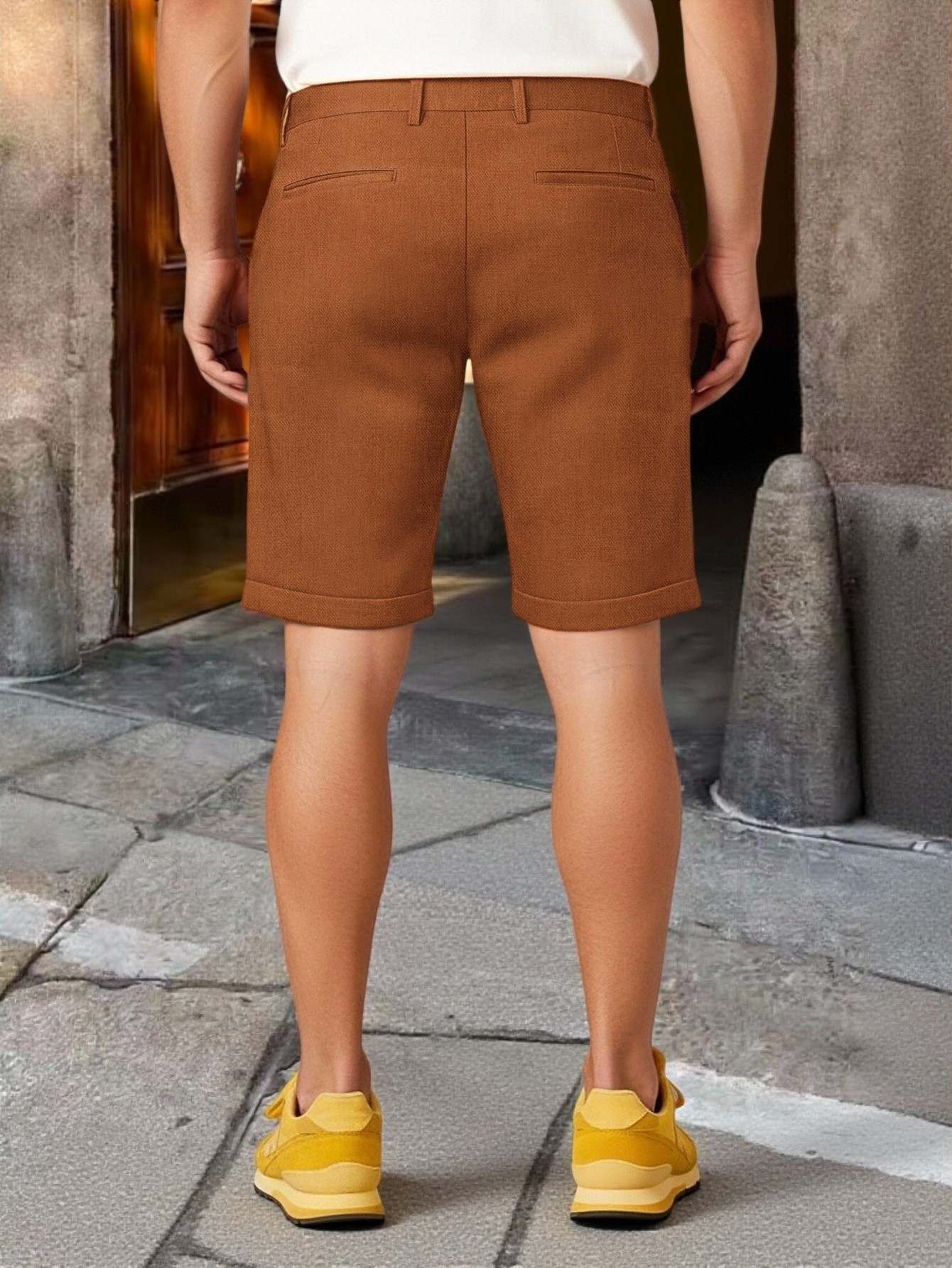 Pantalones Cortos Chino para H - Shorts Chino Slim reseña y precio