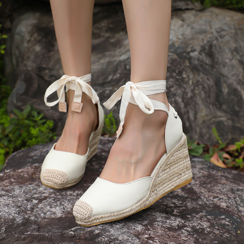 Sandalias de Plataforma con Cu - Espadrille Slip On reseña y precio