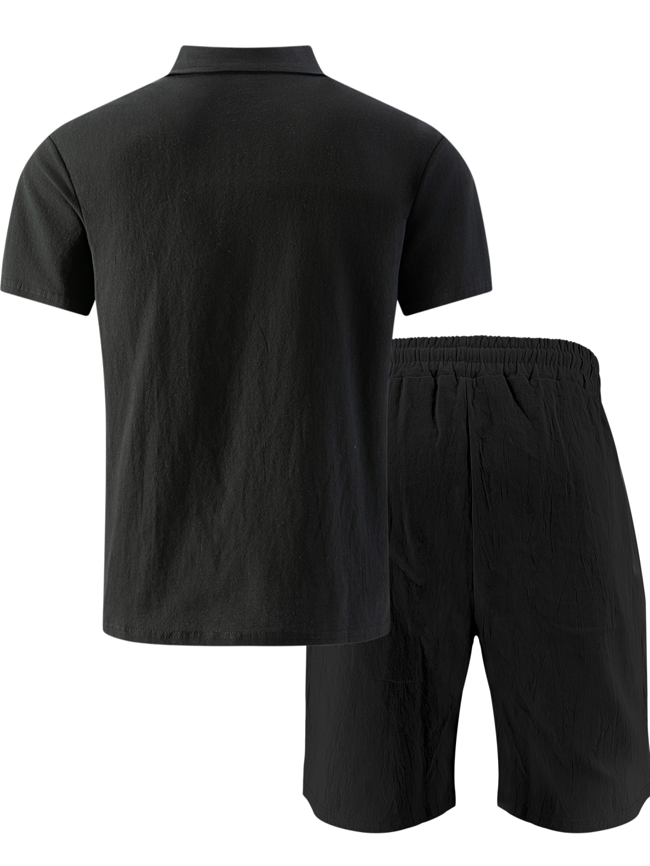 Conjunto de 2 Piezas de Polo d - Short Linen Drawstring reseña y precio