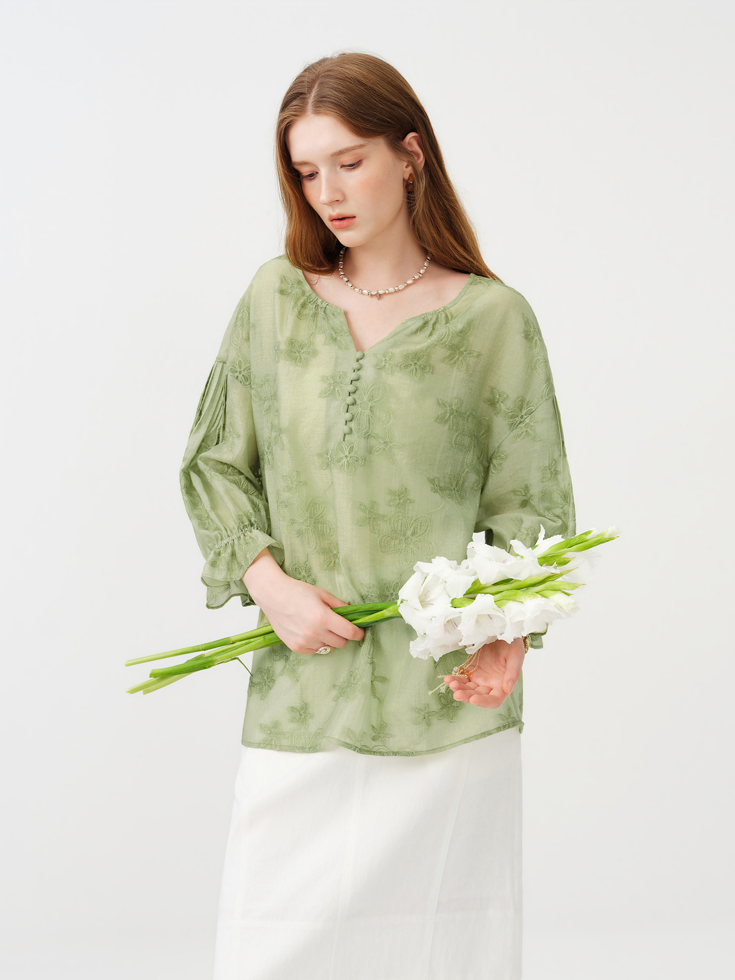 Blusa de Tencel FSLE 2026 para - Resort Shirt Floral reseña y precio