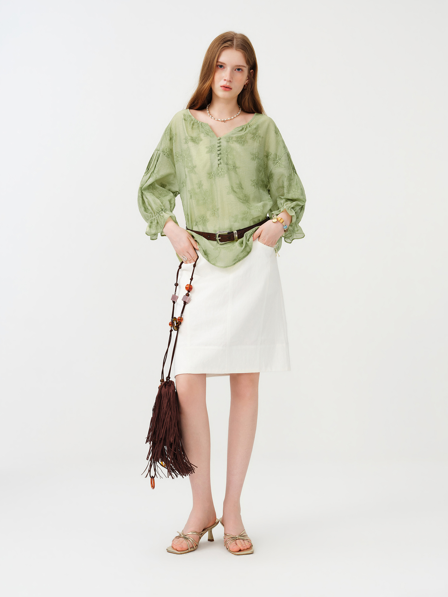 Blusa de Tencel FSLE 2026 para - Resort Shirt Floral reseña y precio