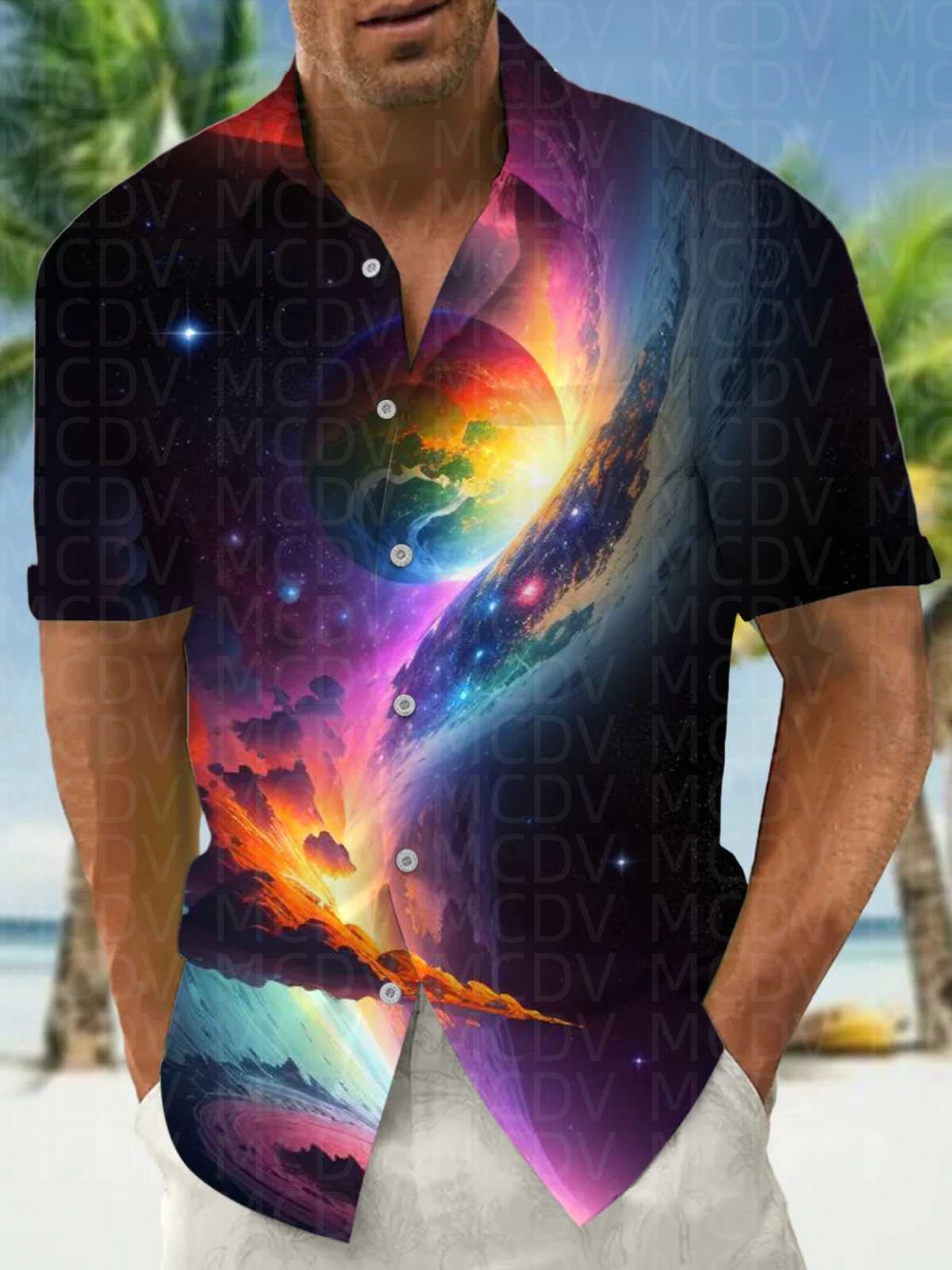 Camisa Hawaiana para Hombre co - Shirt Camp Collar reseña y precio