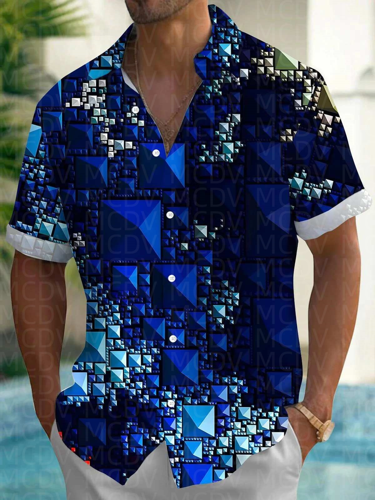Camisa Hawaiana para Hombre co - Shirt Camp Collar reseña y precio