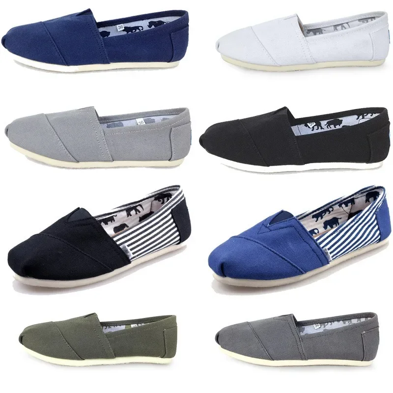 Mocasines azules de verano par - Espadrille Slip On reseña y precio