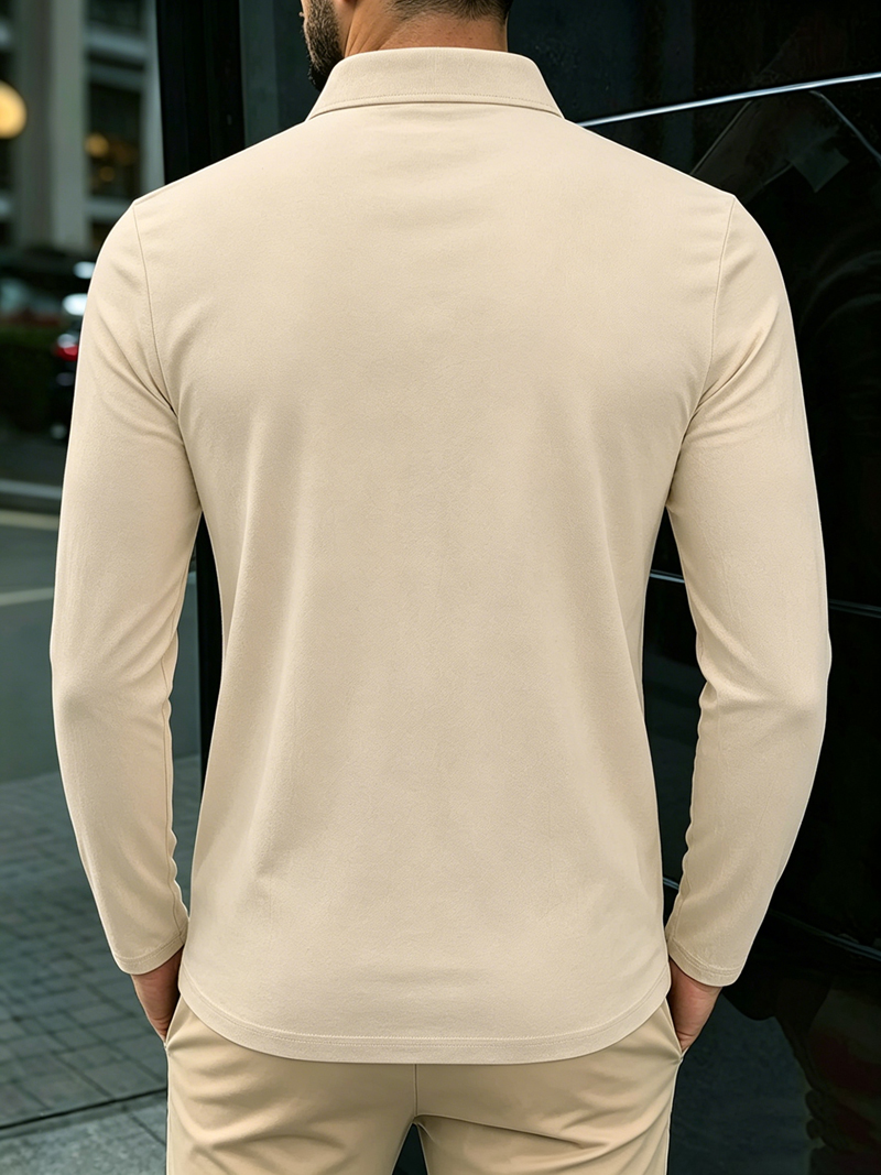 Polo de manga larga para hombr - Linen Shirt Breathable reseña y precio