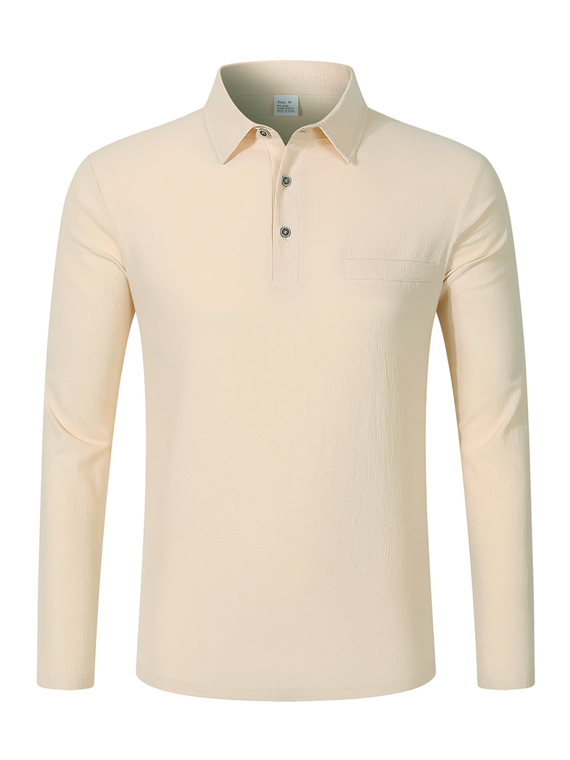 Polo de manga larga para hombr - Linen Shirt Breathable reseña y precio