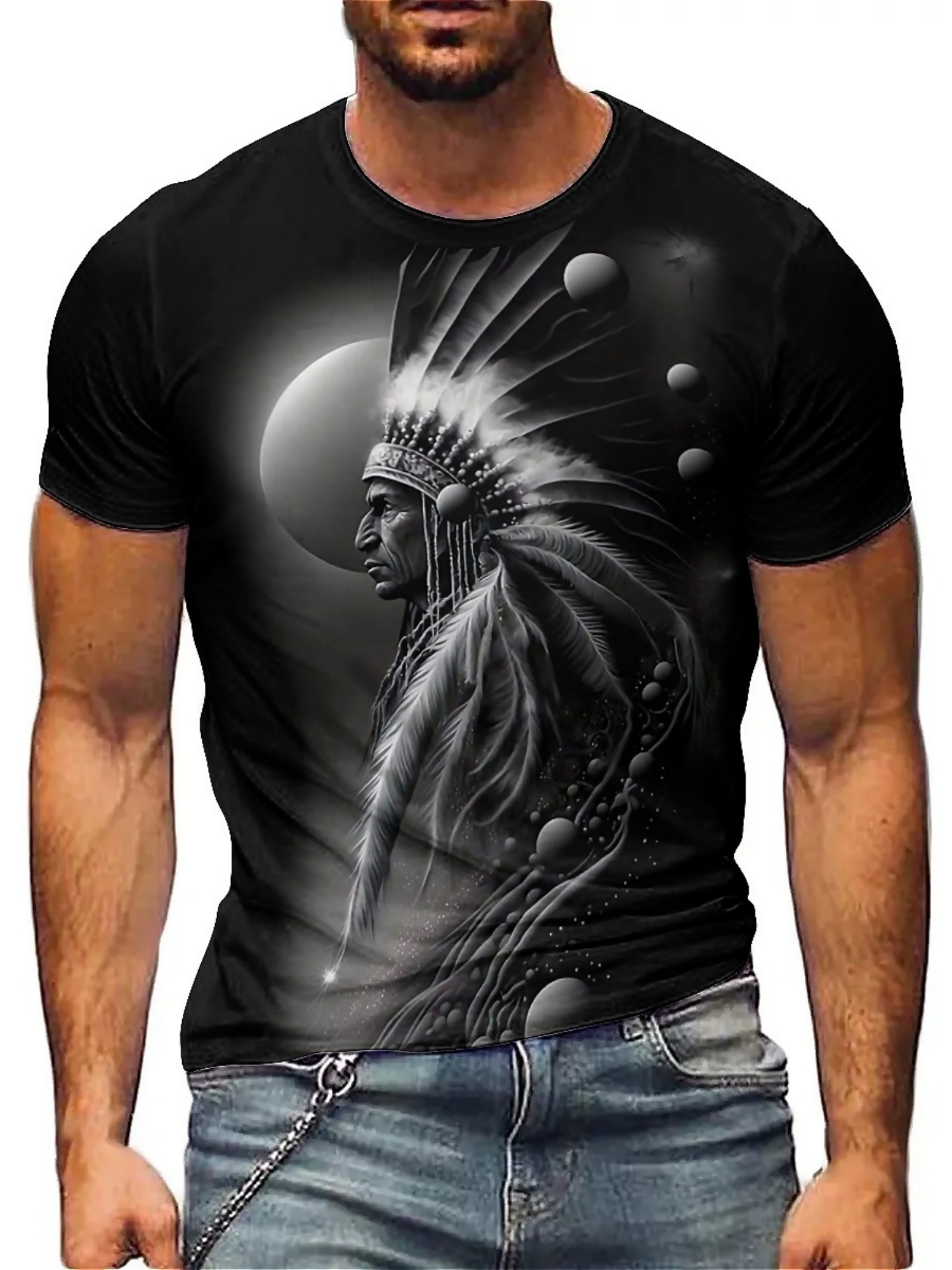 Camiseta gráfica de capitán tr - Tee Graphic Print reseña y precio