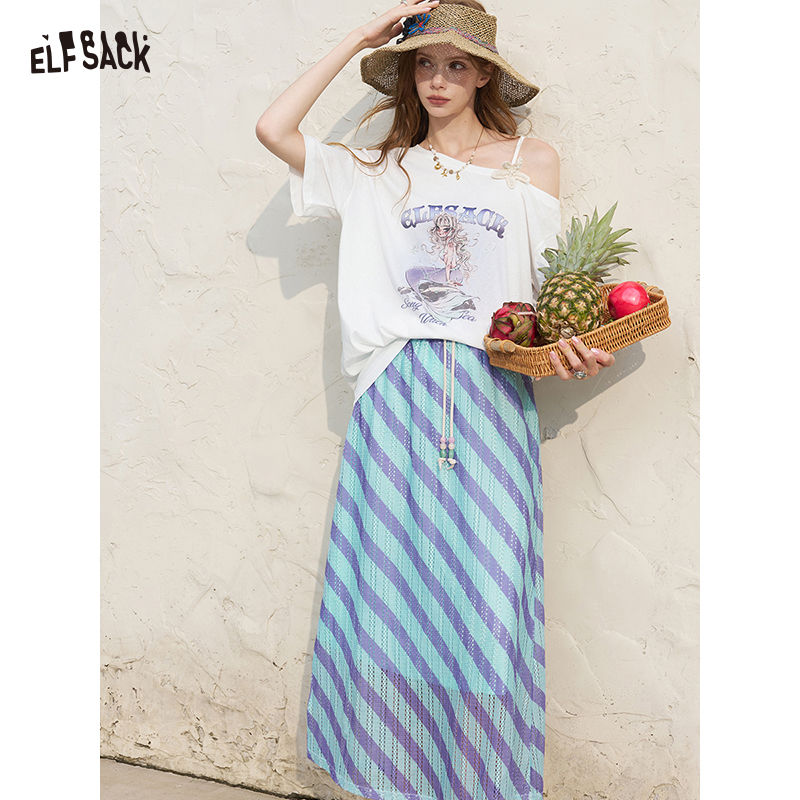 ELFSACK Conjunto de camiseta b - Tee Graphic Print reseña y precio