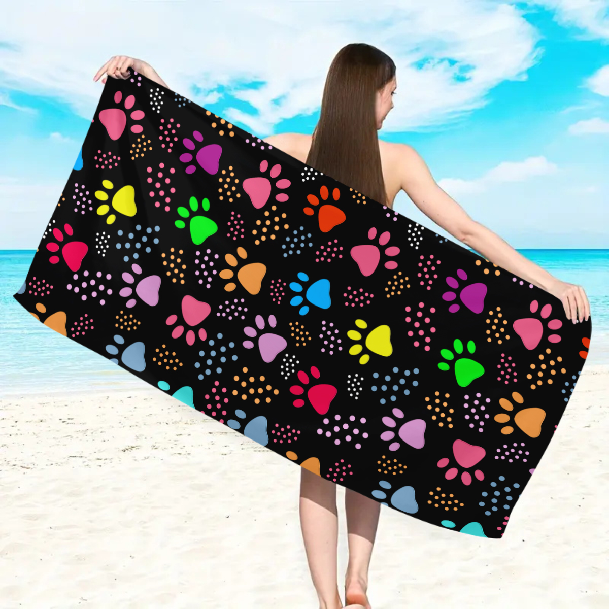 Toalla de playa grande bohemia - Beach Towel Large reseña y precio
