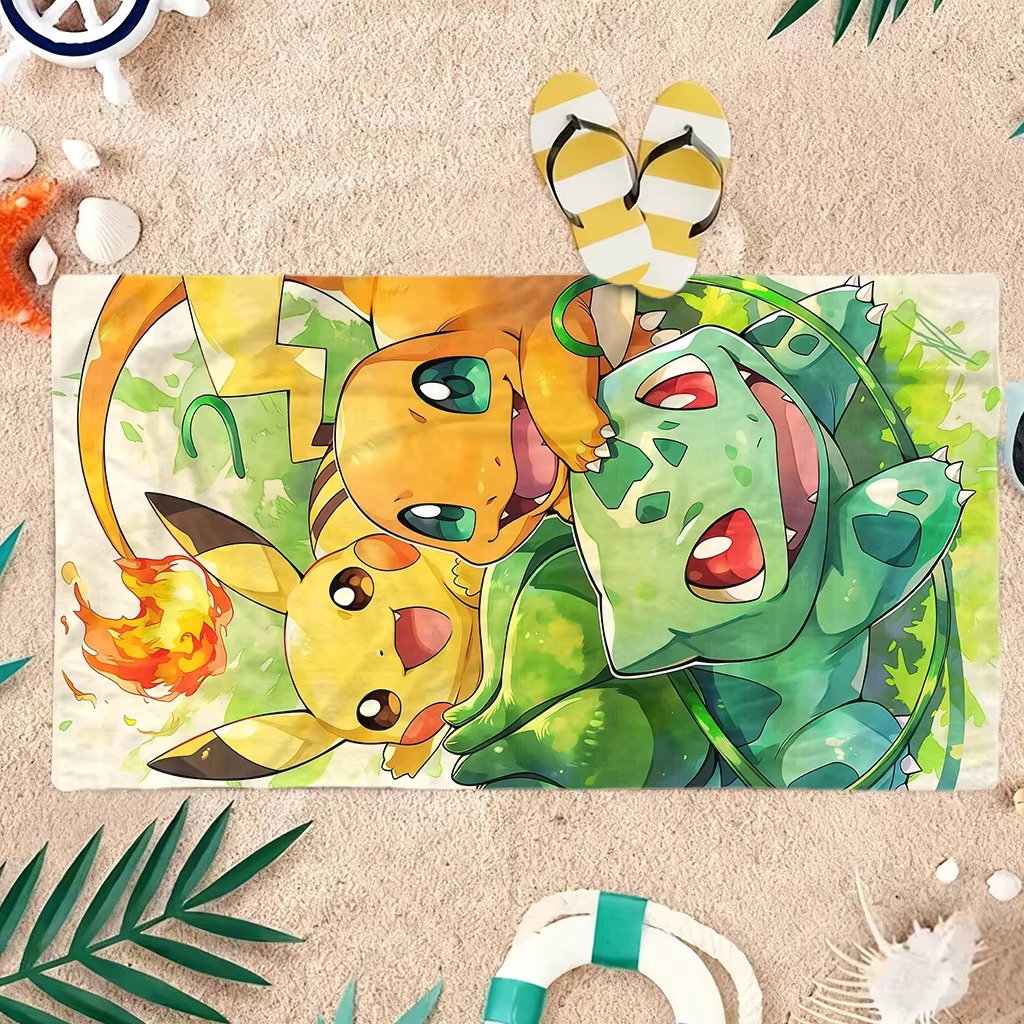 Toalla de playa de anime P-Pok - Beach Towel Large reseña y precio