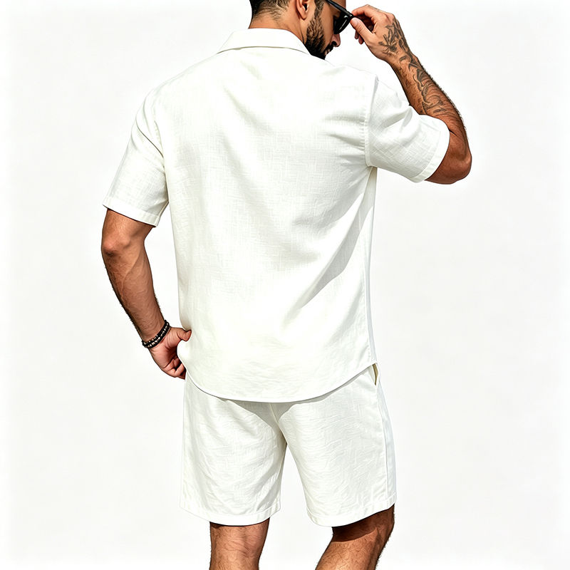 Conjunto de Dos Piezas de Lino - Linen Shirt Breathable reseña y precio