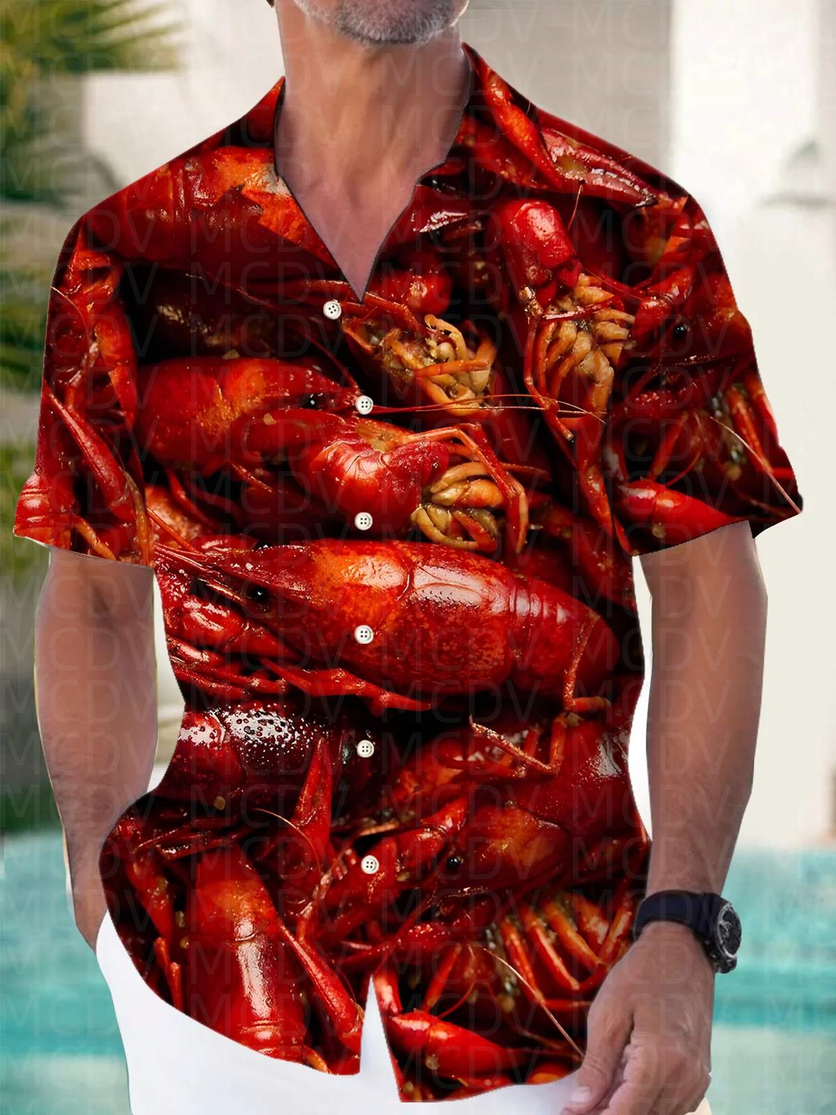 Camisa Hawaiana para Hombre co - Shirt Camp Collar reseña y precio