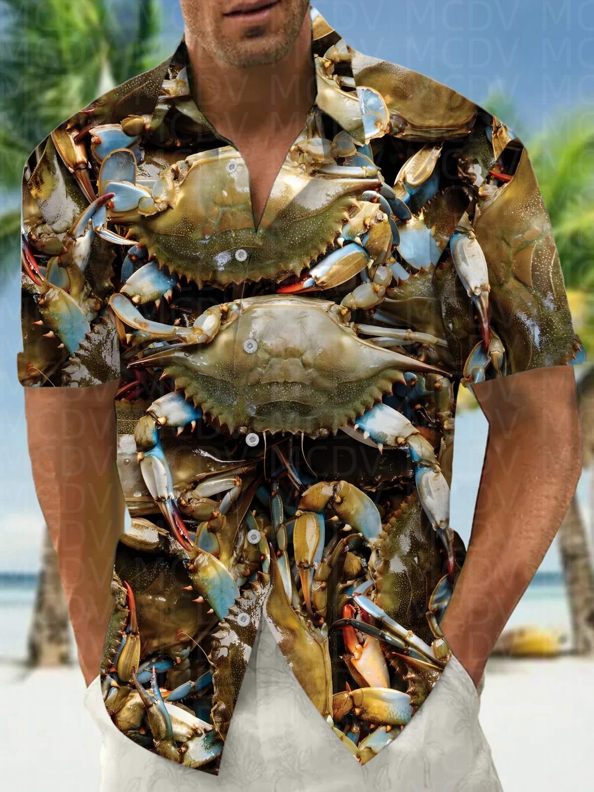 Camisa Hawaiana para Hombre co - Shirt Camp Collar reseña y precio