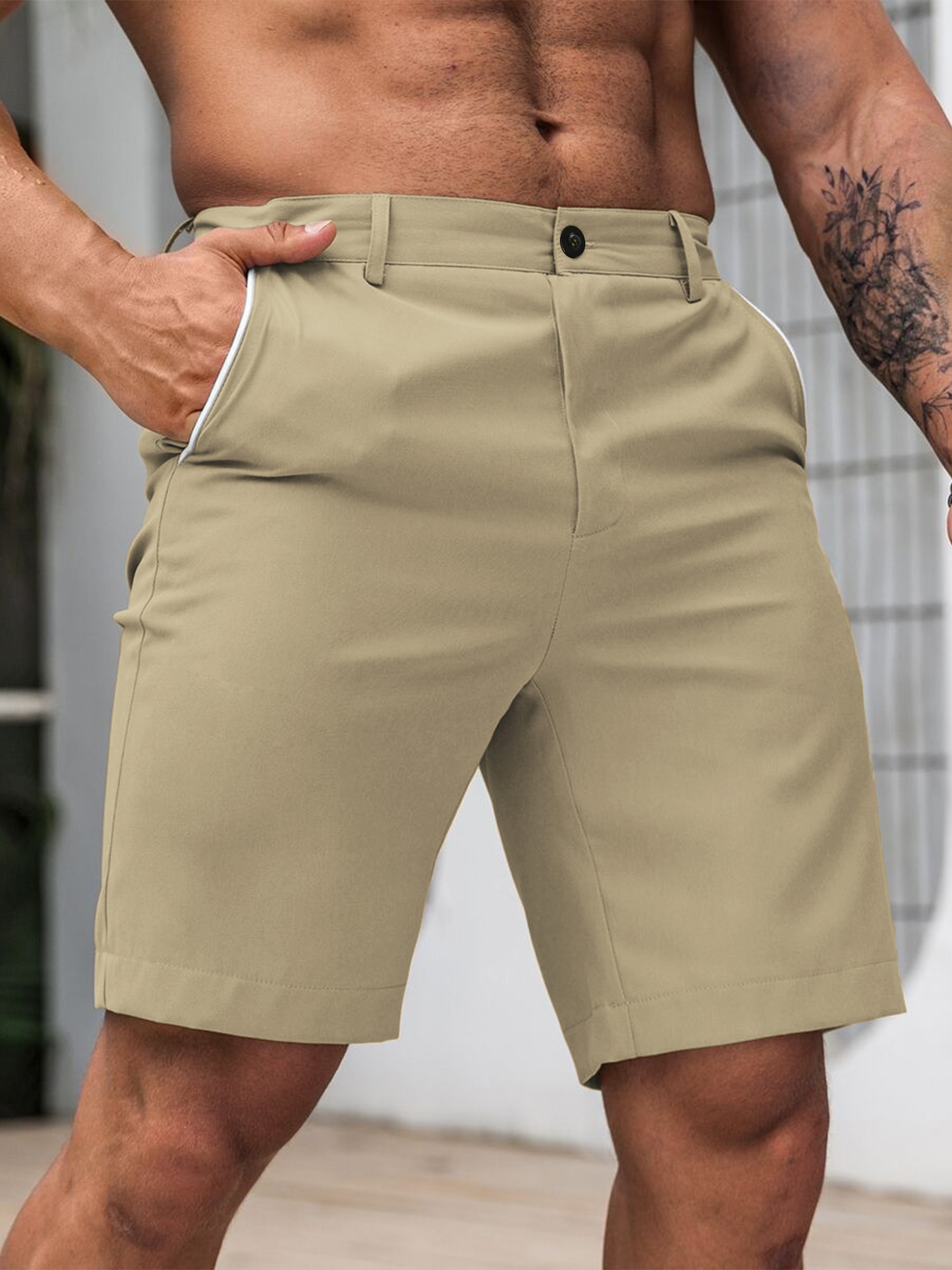 Pantalones Cortos Chino para H - Shorts Chino Slim reseña y precio