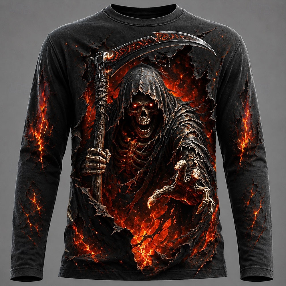 Camiseta de manga larga con es - Tee Graphic Print reseña y precio