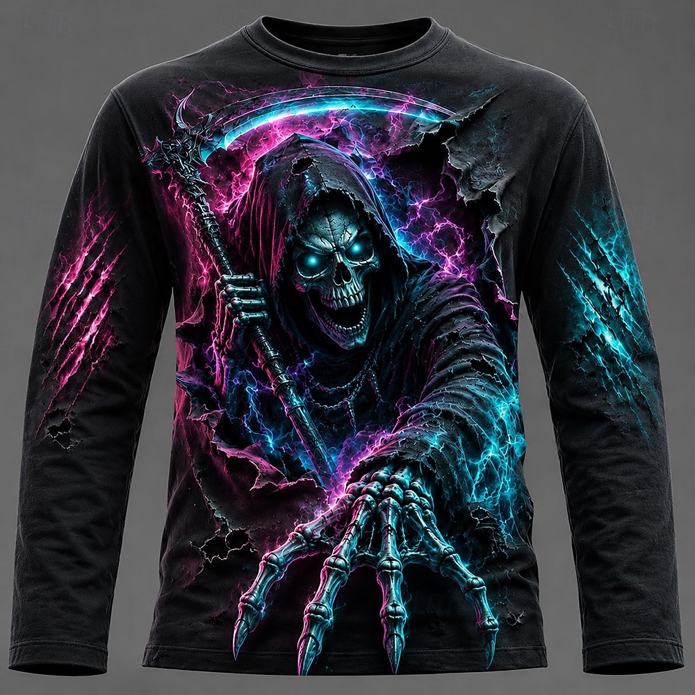 Camiseta de manga larga con es - Tee Graphic Print reseña y precio