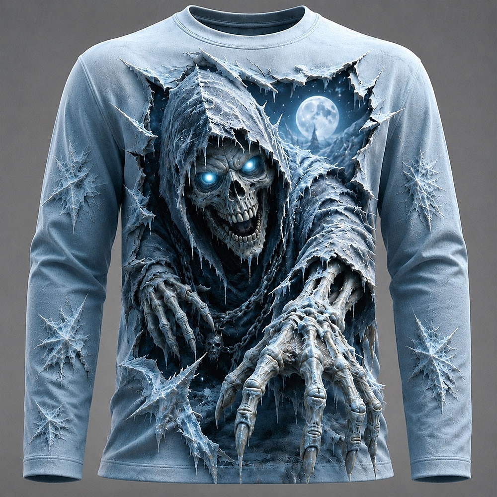 Camiseta de manga larga con es - Tee Graphic Print reseña y precio
