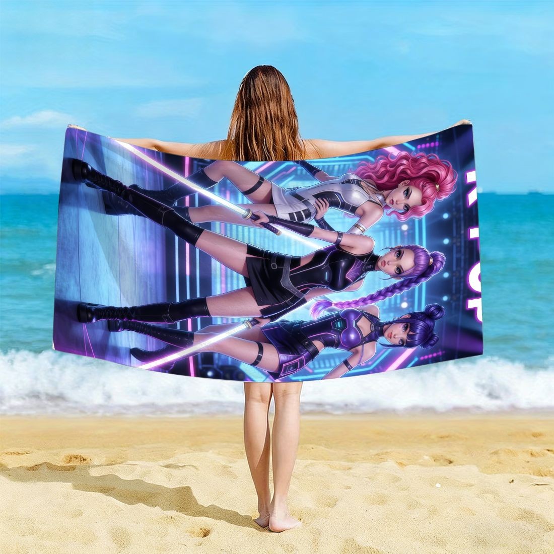 Toalla de playa de gran tamaño - Beach Towel Large reseña y precio