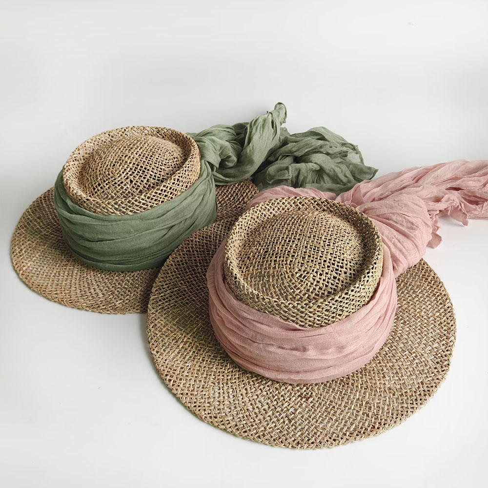 Sombrero de sol de paja de ala - Bucket Hat Straw reseña y precio