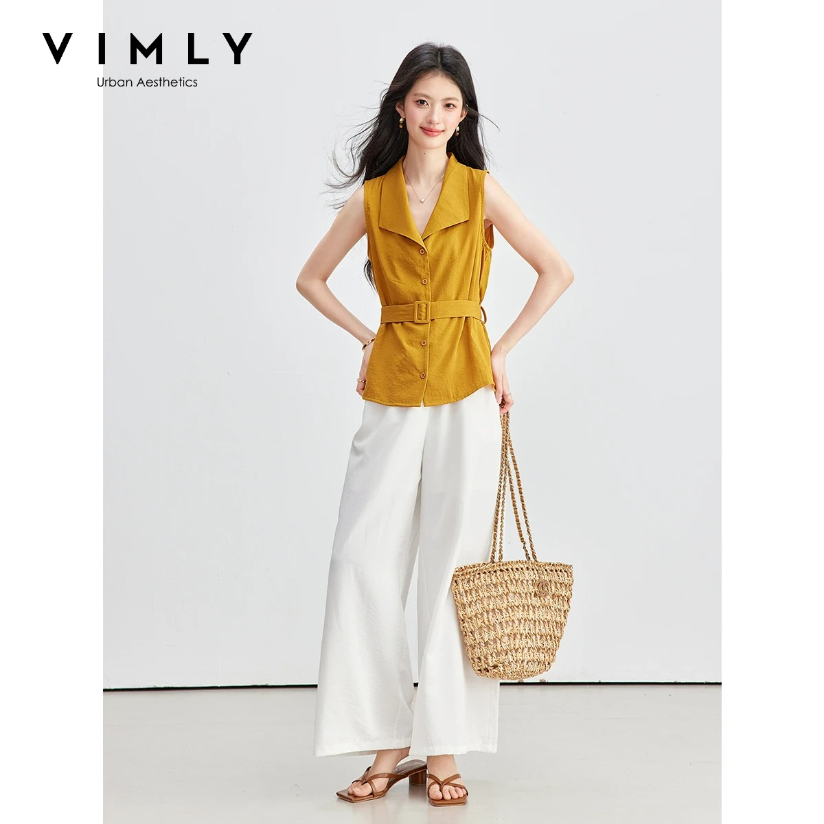 Traje de Verano para Mujer VIM - Shirt Camp Collar reseña y precio