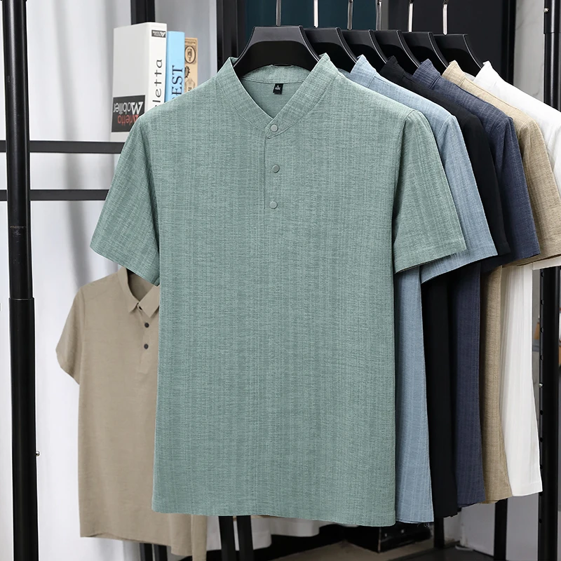 Camisas de Lino Texturizado de - Linen Shirt Breathable reseña y precio