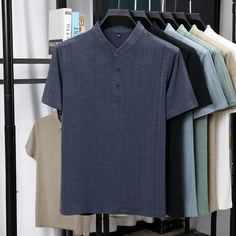 Camisas de Lino Texturizado de - Linen Shirt Breathable reseña y precio