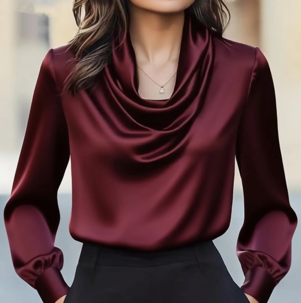 Camisa de manga larga con cuel - Shirt Camp Collar reseña y precio