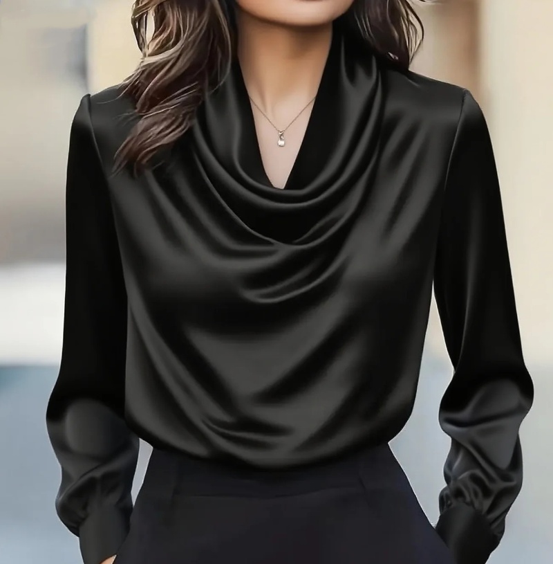 Camisa de manga larga con cuel - Shirt Camp Collar reseña y precio