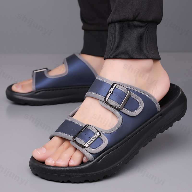 Zapatillas de hombre 2025, san - Flip Flop Leather Men reseña y precio