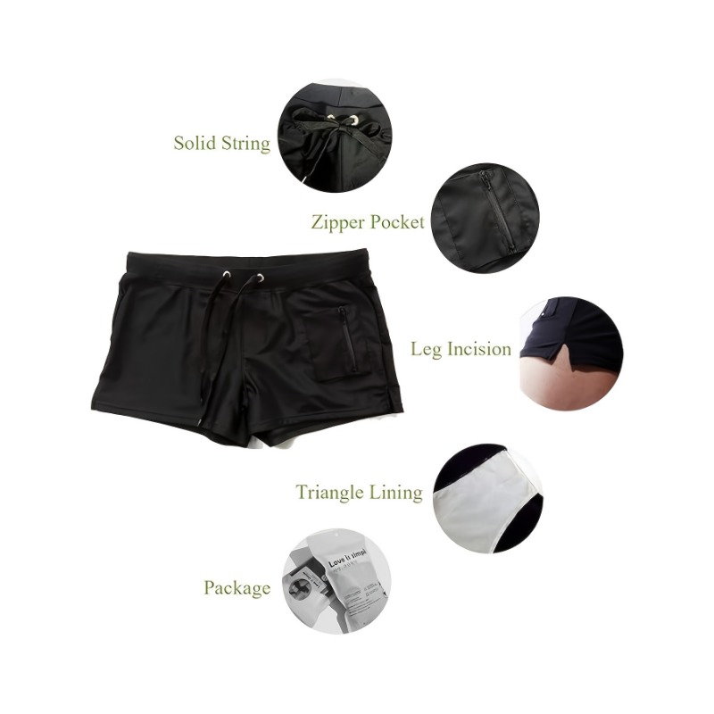 Bañador elástico de nailon y e - Swim Trunk Quick Dry reseña y precio
