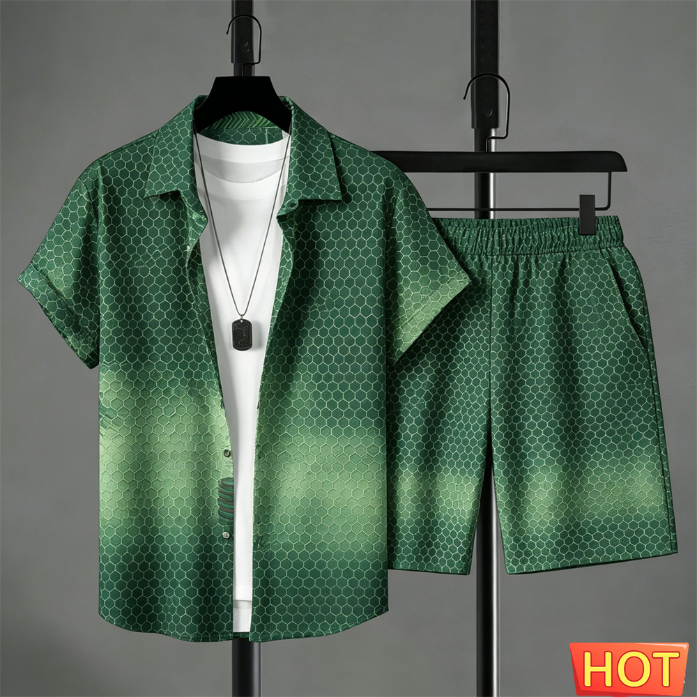 Conjunto de Camisa para Hombre - Shirt Camp Collar reseña y precio
